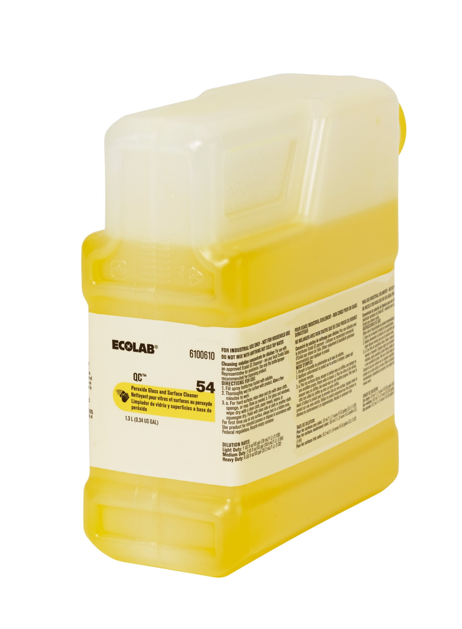 GuestSupply US | Ecolab® Peroxide Glass and Surface Cleaner, 1.3